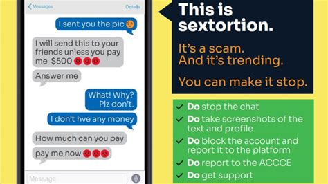 The Sextortion Scam: Someone I don’t know is threatening to。